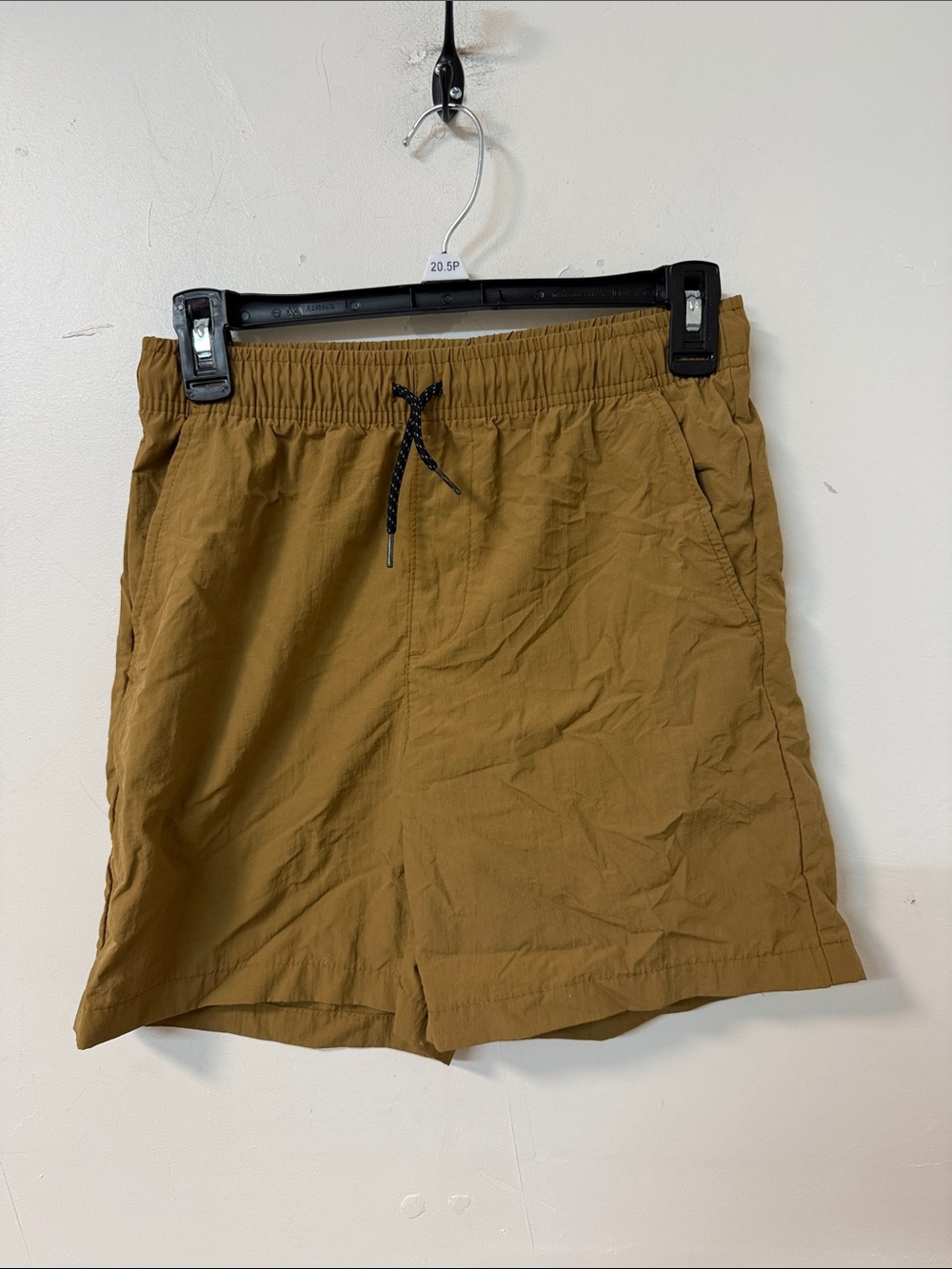 Old Navy Tan Elastic Waist Drawstring Shorts